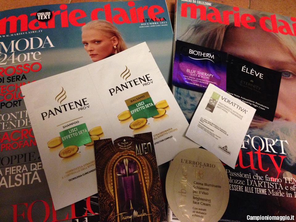 marieclaire dicembre campioni omaggio
