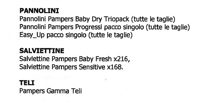 pannolini