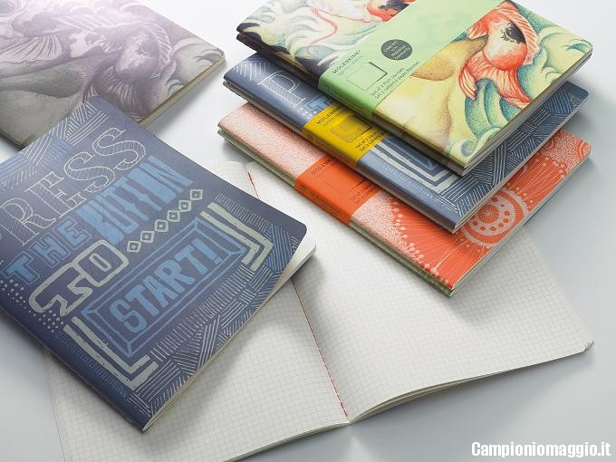 Due quaderni gratis con acquisti Moleskine CampioniOmaggio.it