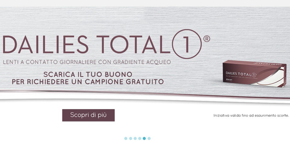 Campione Omaggio Lenti Dailies Total 1 Campioniomaggio It Campioni Omaggio Coupon E Buoni Spesa Concorsi E Promozioni Online