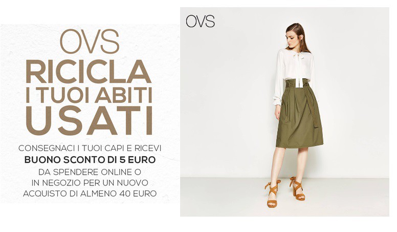 ovs riciclo vestiti