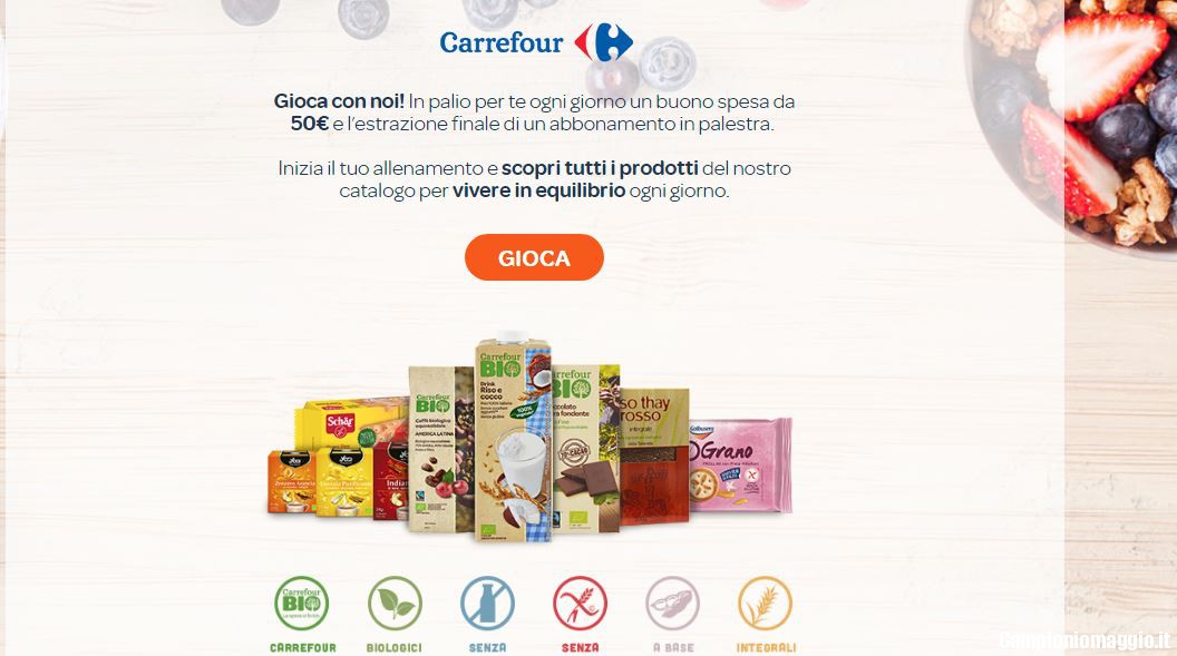 Carrefour: vinci un buono spesa o un abbonamento in ...