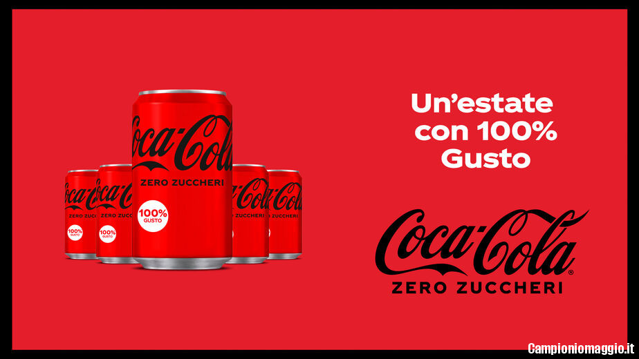 2.000 tester per CocaCola Zero Zuccheri come candidarsi Test di