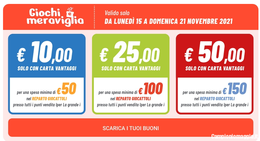 Buono Spesa Iper Buoni Sconto Giocattoli Buono Sconto Ipercoop